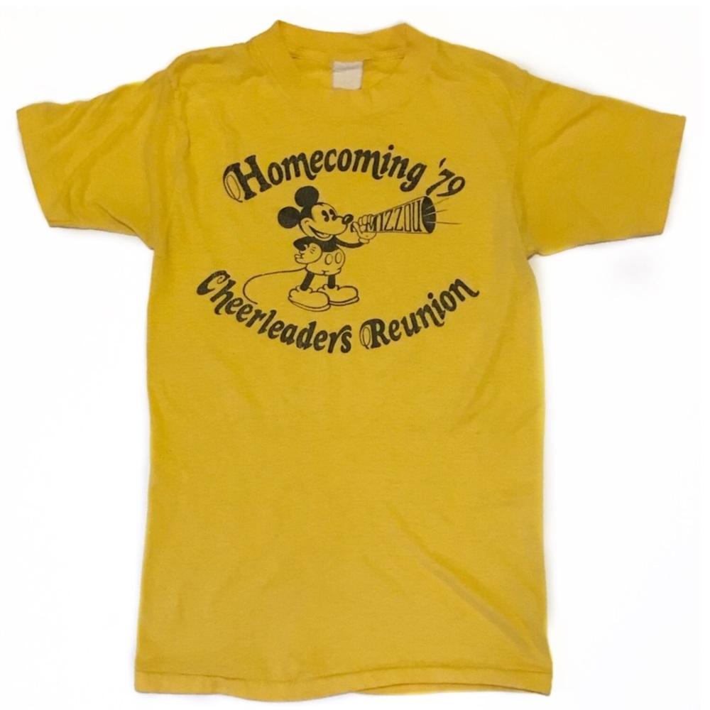 Vintage Mickey Mizzou Cheerleader Homecoming ‘79